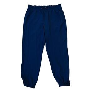 Women's Navy Blue Joggers Intro. Track Pants Size 12 Excellent Condition!